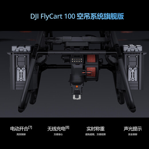 DJI drone DJI large load capacity FC100 drone FlyCart100 standard set 80kg transport aircraft dual battery long endurance standard parachute (charger version)