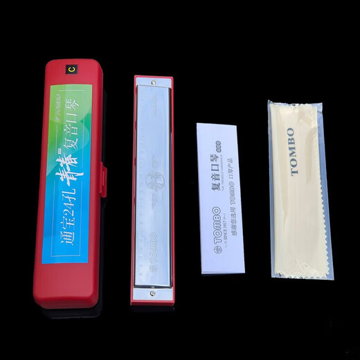 Tongbao 24-Loch Polyphonische Mundharmonika C-Melodie für Erwachsene, Grundschüler, Anfänger, Mundharmonica Instrument 6624Q mit phonetischen Symbol #f (Flut) Melodie mit eigenem phonetischen Symbol