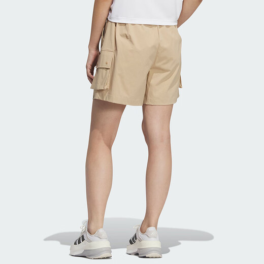 阿迪达斯 （adidas）女裤2025夏季新款休闲裤GFX WV SHORTS 运动短裤JL9274 JL9274/暖沙色/主图款 XL