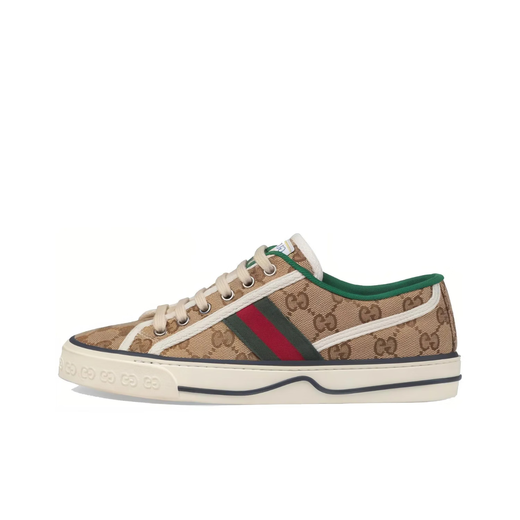 古驰（GUCCI）Tennis 1977 GG 圆头平跟运动经典时尚板鞋 情侣款七夕礼物 棕色606110 HVK20 9766 （女款） 42