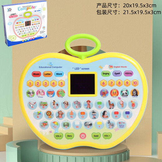 Светодиодный экраны для детского светодиода Shantoulin Village на английском языке Apple Learning Tablet