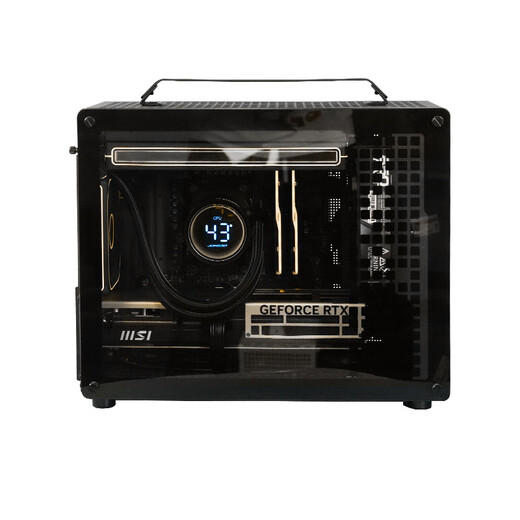 MSI U7 265KF/RTX5080/5070Ti/5060ti 16G desktop computer host DIY complete machine assembly computer e-sports game design mini ITX portable ULTRA configuration four丨Intel U7 265KF/5070Ti
