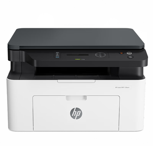 惠普（HP）136wm 黑白激光打印机多功能家用三合一打印机 复印扫描无线版（锐系列） M136wm（打印复印扫描+USB+无线连接）