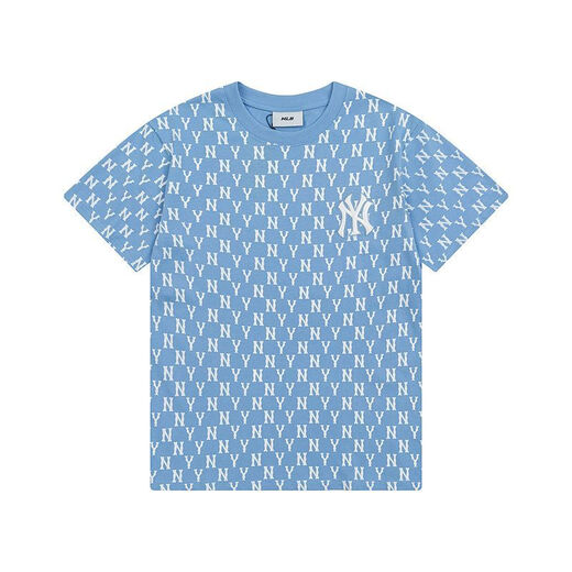 MLB couples' old-fashioned T-shirt casual short-sleeved same style 2024 summer new T05 DT-9923 khaki S