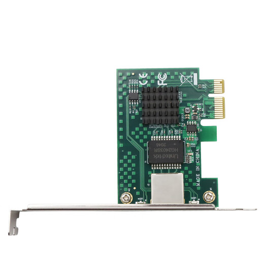 诺可信（Nokoxin）千兆PCI-X1有线网卡台式电脑 自适应1000M速率独立内置网卡 百兆网速提升网卡高速游戏网卡 千兆PCI-EX1网卡 2.5G I225