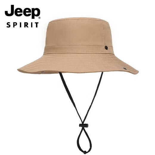 Jeep (JEEP) hat men's big brim fashionable versatile fisherman hat men and women universal fishing hat outdoor mountaineering A0389