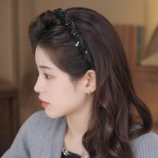 Dongyi Yanxuan Stirnband Licht Luxus Frauen High-End-Outfit-Kopfschmuck Hochschädel Kopfband Schüler Gesicht Waschhaare Freund Chinesisch Valentinstag Geschenk
