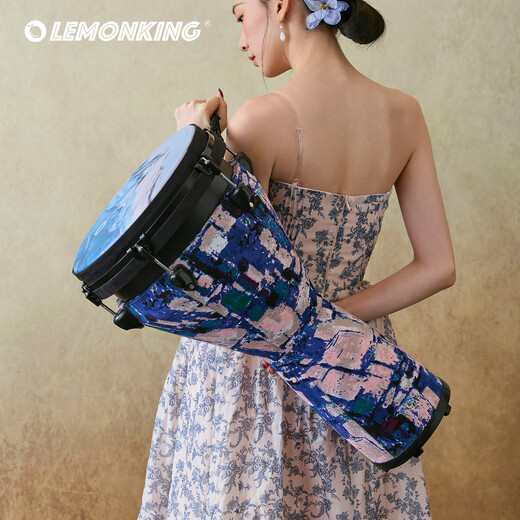lemonKing非洲鼓标准12寸打击乐器云南丽江专业手拍鼓11寸成人初学者专业 雪山12英寸+加厚鼓包