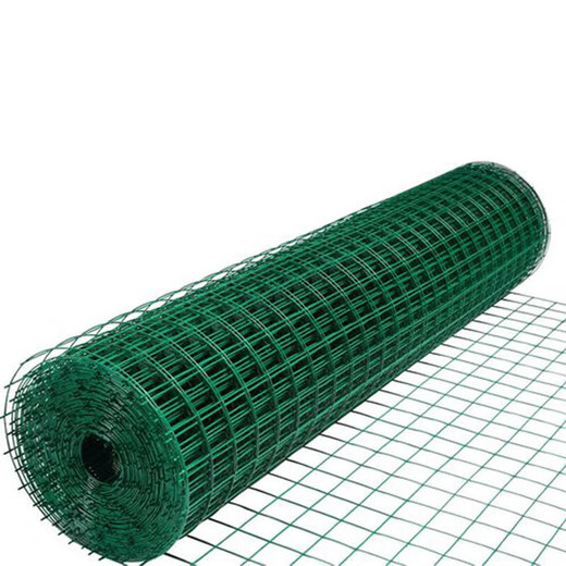 Barbed wire fence protection net breeding net Dutch net cattle fence isolation net chicken duck goose iron mesh plastic coated fence 1.8 meters high + 6 cm holes (30 meters / roll) 2.3mm thick simple protection