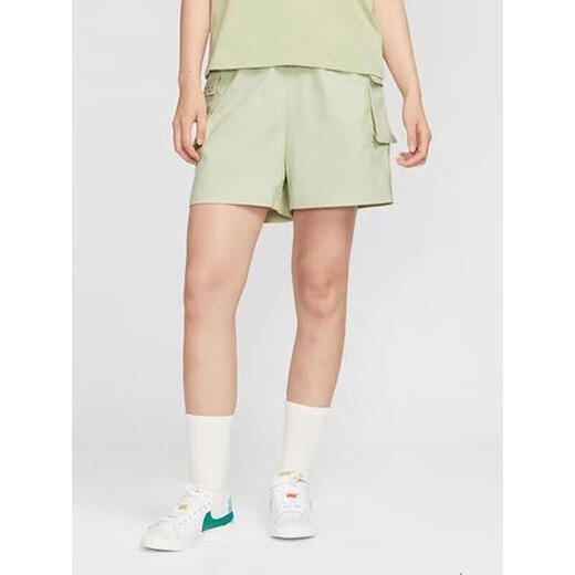 耐克（Nike）工装短裤女裤夏季新款运动裤宽松舒适透气梭织五分裤子 IH9273-397绿色 S