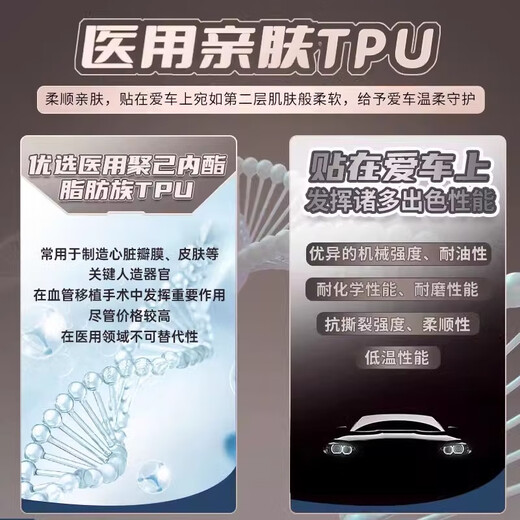 Quantum Film Sky Dome PRO Series Invisible Car Covers, Self-repairing Paint Protection Film Package Construction Full Car Film Sky Dome Series Invisible Car Covers + Star Window Film Package