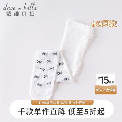 David Bella Summer New Style Girls Pantyhose Kinderstrümpfe Baby Kids Leggings Bow Print [DB13701] 2-4y (100/50)