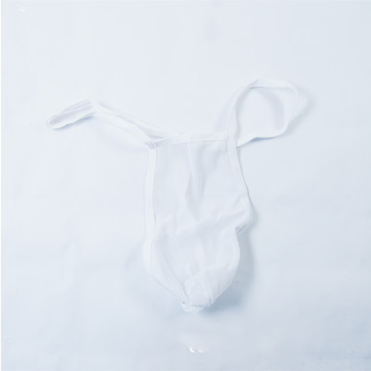 Men's underwear fun thong ultra-thin transparent breathable sexy pants fun seamless briefs T library fully transparent free remarks 3 colors 110-170Jin Jin is equal to 0.5 kg inner wear