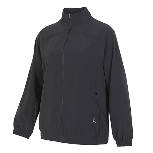 NIKE耐克春季女款夹克时尚简约舒适透气外套户外健身训练立领运动服 FN5144-010/黑 S