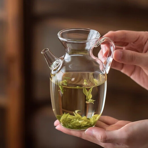 Household thickened teapot imitation Song Dynasty teapot heat-resistant high-temperature glass simple handmade new style