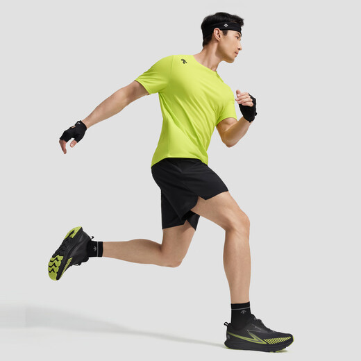 DESCENTE迪桑特RUNNING系列跑步运动健身男士梭织短裤 BK-Tap Shoe XL (180/88A)