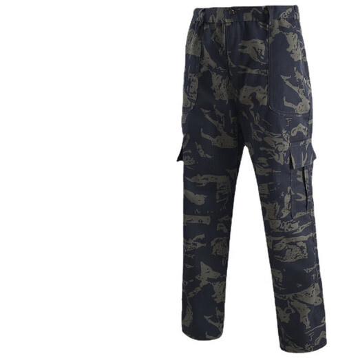 Zosike wear-resistant camouflage work clothes single-piece top suit men's pants mechanics construction site auto repair work clothes black shadow camouflage suit 2XL 180 suitable for 150Jin Jin equals 0.5kg -170Jin Jin equals 0.5kg