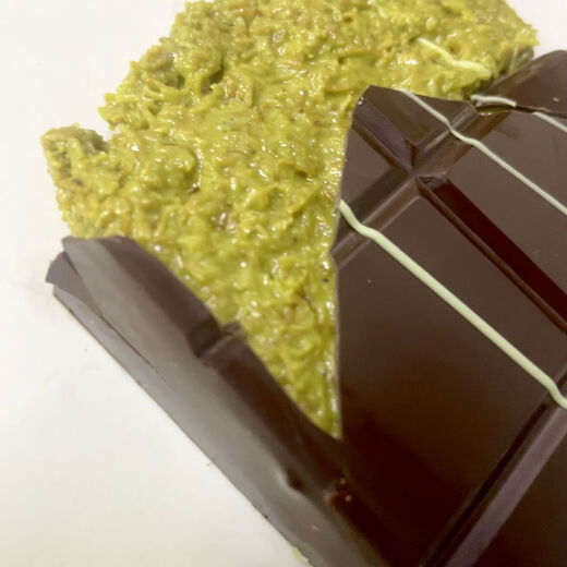 Dubai -Stil Schokoladenpistazie Marmelade Dunkel Qiao Niu Qiao reines handgefertigtes knuspriges Sandwich Internet Celebrity 200g Greater Dubai 65 Schwarz Qiao 200g Größe 15882