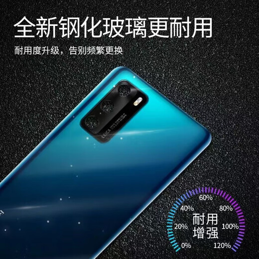 Huawei (HUAWEI) is suitable for Huawei original rear shell battery cover p40pro back cover glass original mobile phone rear screen shell p40 frost silver with frame + adhesive accessories and free disassembly tools