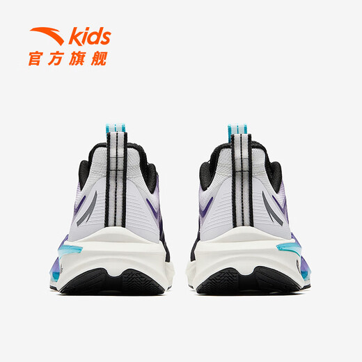 Anta Children's Sneakers for Men and Women's Big Children's Shoes 2025 Summer Nuevo producto MEHA BRAENTABLE PIERRA SEGUIMA SEGUICIÓN Chase Wind 7.0 Running Shoes [Estilo para hombres] Negro/Dinastía Purple-5 39