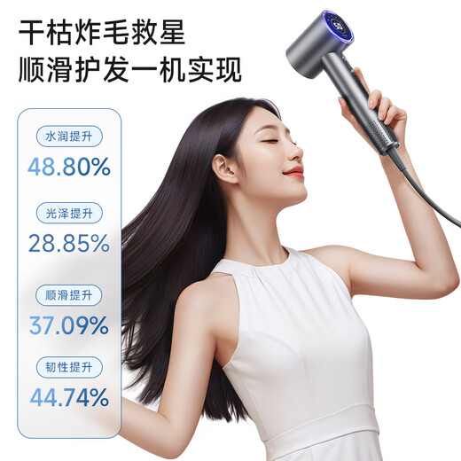 Konka high-speed hair dryer, quick drying, moisturizing and hair care for household use, high power and high wind, plasma hair dryer for boyfriends and girlfriends that does not damage hair, student hair dryer N1 holiday birthday gift recommendation