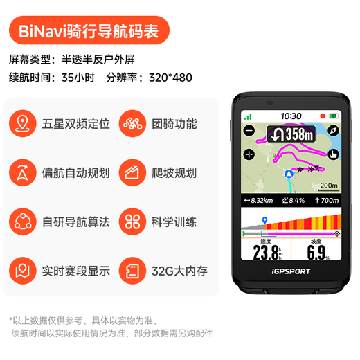 IGPSport Binavi Bicycle Code Table Road Bicycle GPS Navigation Intelly Wireless Cycling Stage Table Table Table Binavi Table Table Table Table Table
