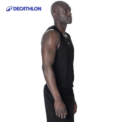 Deklon Basketball Uniform Ärmel und Sportweste Jersey Summer Tarmak Black xxl 2343071
