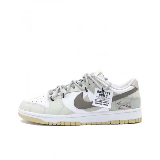 Nike (Nike) Sneakers Custom Dunk Myth Wukong Anti-Slip-Stoßdämpfung Low-Top-Schuhe Black Gold DD1503-101 (Team144-Golden Years) Frauen 35.5