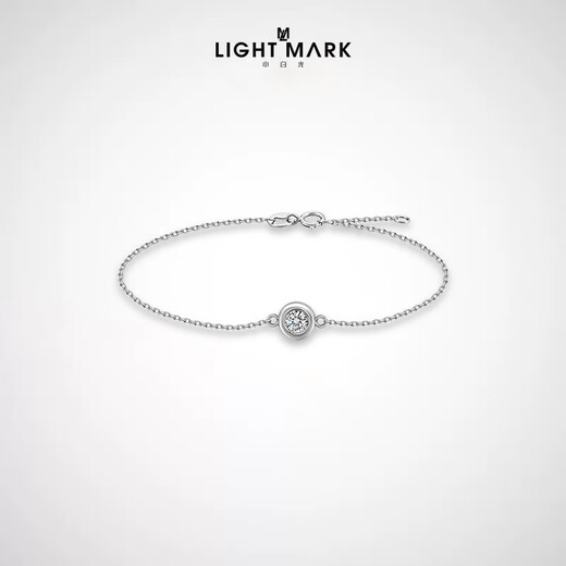 Small white light (light mark) LIGHTMARK small white light Bubble platinum 18K gold diamond necklace bracelet earrings same style ZJNW000075 bubble necklace about 5 minutes Pt950 platinum