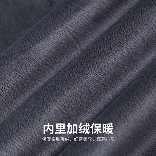 Shanshan velvet lining autumn and winter men's jacket, cold, windproof, warm and skin-friendly business daily commuting work jacket