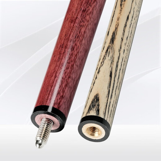 Billiard cue jumper American-style cue big head three-section split cue jumper 14mm red and black jumper bare stick