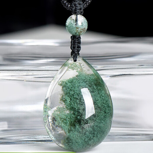 Pangdonglai Quality Green Ghost Pendant Tianlan Green Ghost Pendant Brésilien Old Mineral 13794 Finance and Economics