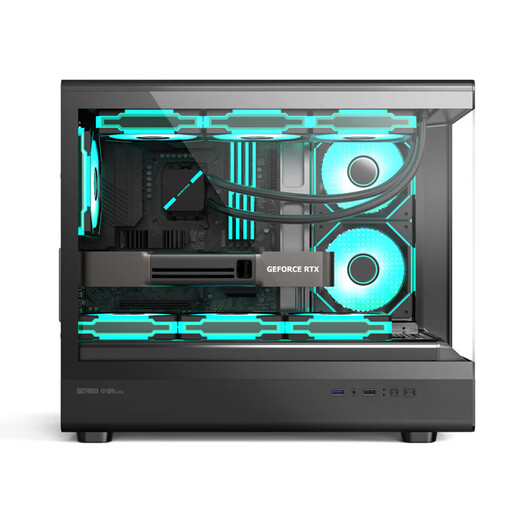 ASUS Family Core i5 13400F/14600KF+RTX5060 desktop assembly computer console game high-end e-sports independent display live broadcast design rendering complete desktop computer 14600KF+ASUS RTX5060 Snow Leopard upgraded model