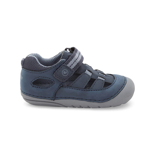Stride riteStride Rite Unisex Kids Sm Sonny Sandals, Dark Blue Dark Blue 3.5 Wide Infant