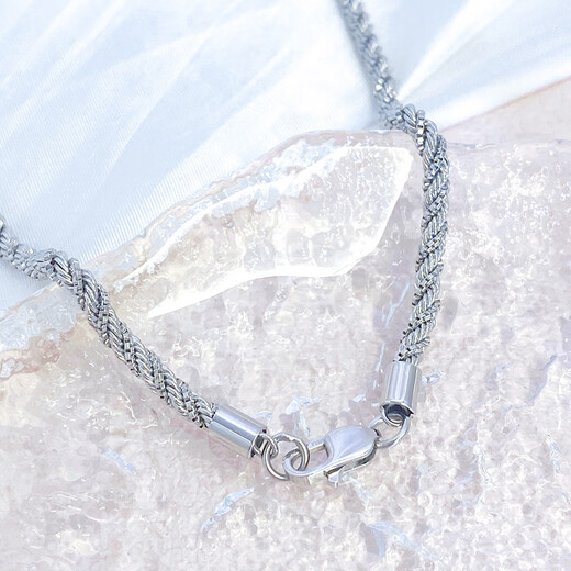 Zhaoliang platinum necklace for men and women PT950 platinum necklace clavicle chain versatile plain gold temperament platinum chain 29.46 grams long 50cm