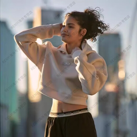 LORNA JANE跑步系列运动罩衫卫衣短连帽夜跑健身休闲女J官方旗舰正品 象牙白 XS