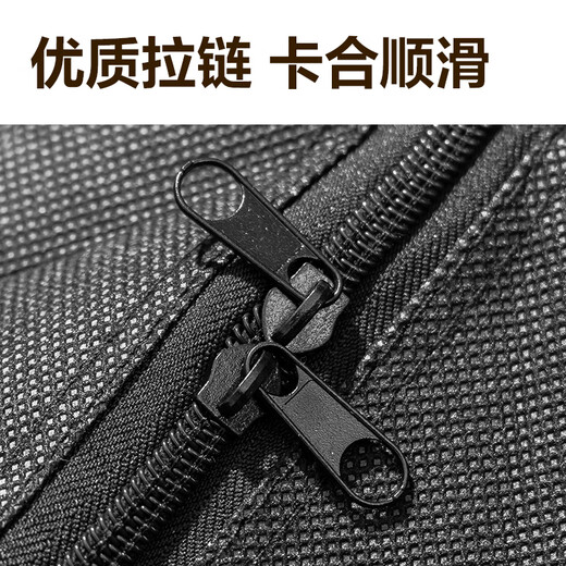 Deli moving packing bag storage bag woven bag luggage bag large bag clothes quilt storage bag moving artifact large capacity 110 liters large size 3 pack black PG103