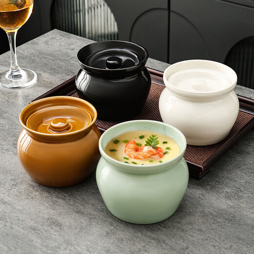 Haofeng crock pot soup stew pot household simmering soup stew pot water-proof stew pot one person steamed egg with lid Teacher's Day gift