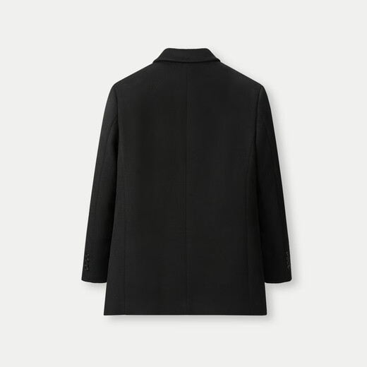 HLA Hailan House Coat Men's Removable Liner Thickened Pure Wool Jacket Men's HWDAD4W017A Black 17 L 175/92AL Recommended 137~150 Jin Jin equals 0.5 kg