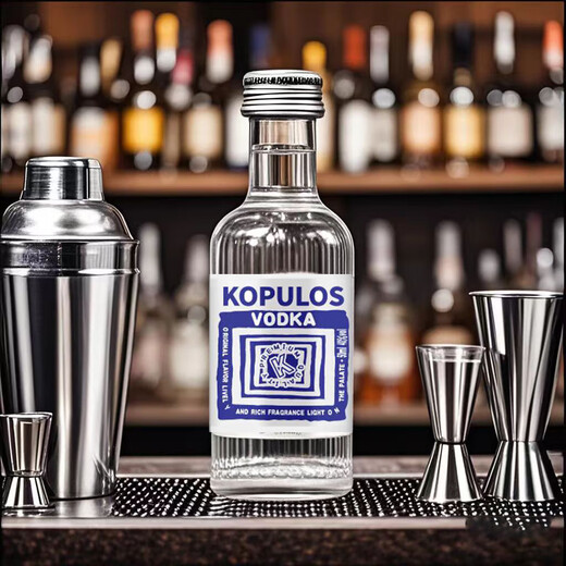 Coplus convenience store bartending internet celebrity mini pack 50ml small bottle of foreign wine DIY cocktail original vodka 50mL 1 bottle