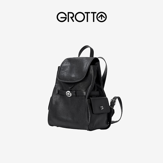 Gele 25 ans Nouveau cuir le sac sac à dos grande capacité de trajet de voyage décontracté sac à dos doux sac d'ordinateur classique noir m