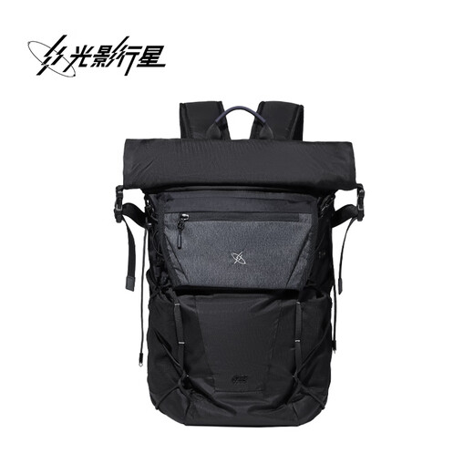 光影行星（GYXX）男士双肩包旅行大容量电脑包书包2025新款 星隐黑