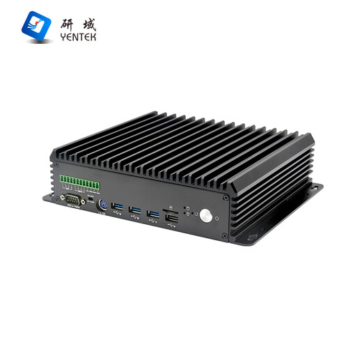 YENTEK无风扇迷你工控机双网6串口机器视觉微型工业电脑10/11代i3i5i7多COM嵌入式研域工控主机 C6850Z-C6 i5-8260U/1.6G四核 8G内存+128G固态+12V电源