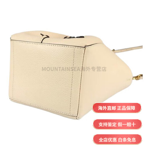 汤丽柏琦（Tory Burch）McGraw 抽绳 牛皮 水桶包托特包Tote包购物袋斜挎手提包 迷你 女 基础装(包+防尘袋)