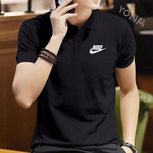 
Nike (NIKE) pure cotton POLO shirt Nike summer new short-sleeved lapel sports T-shirt men's top FN3895 black FN3895-010 pure cotton breathable, fake one compensation S 100-120Jin [Jin equals 0.5 kg]