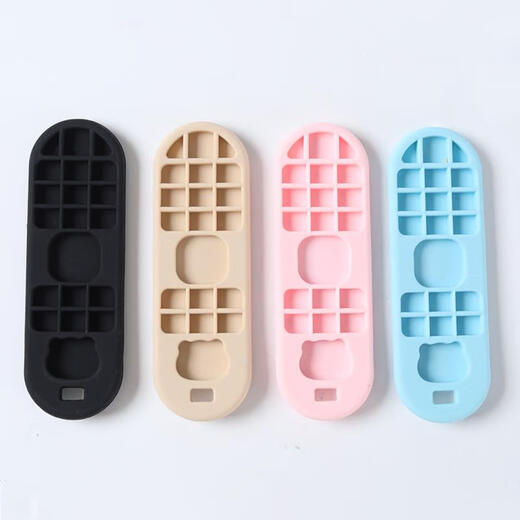 MPPMCK remote control can chew baby silicone molar stick mobile phone soothing teether toy chewing gum baby button small month old black bear silicone teether 1 pack