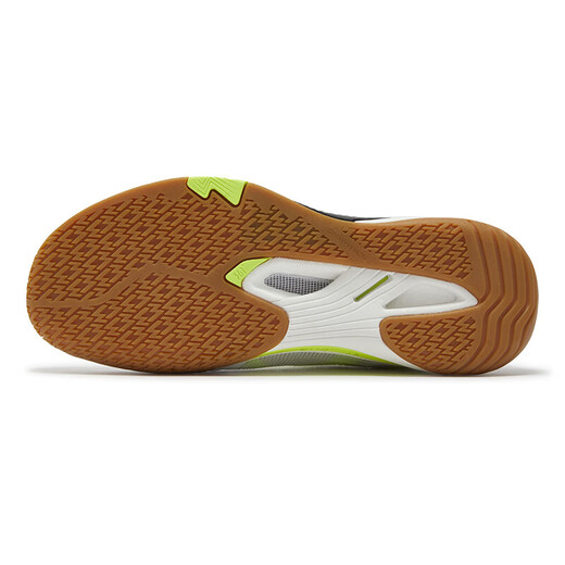 361 Badminton Sports Shoes for Men Winning PRO Summer Style Lightweight Breathable Non-Slip Wear-Resistant Training Competition Shoes for Women 361 Degree White/Fluorescent Solar Yellow 39