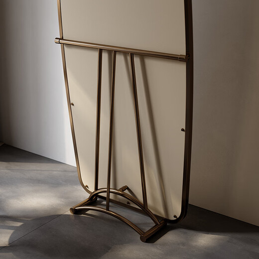 Miroir de vinaigrette Taza Miroir de chambre à coucher entier moderne Miroir de chambre à coucher pour le sol miroir en bronze à la maison Miroir à corps complet 1,8 m