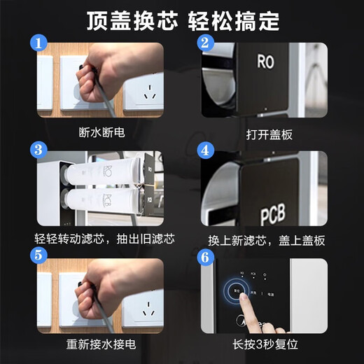 
Midea water purifier filter element is suitable for MU151-4, MU136-4(M1), MU138-4, MU163A-4, MU136A-4, MU135B-4, MU1861A S1- C2 activated carbon filter element