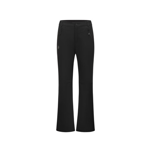 BOSIDENG 2024 New Down Pants Women's Trousers High Waist Slimming Wide Leg Flared Pants B40147042ZB Extreme Night Black 8A50 S 160/66A